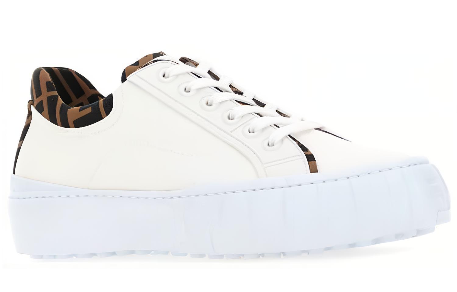 Fendi Force Low 'White Canvas' 圖 4