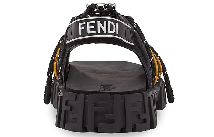 Shop Sandalias Fendi Force 'Negro' 7X1427-AF6D-F1DV5