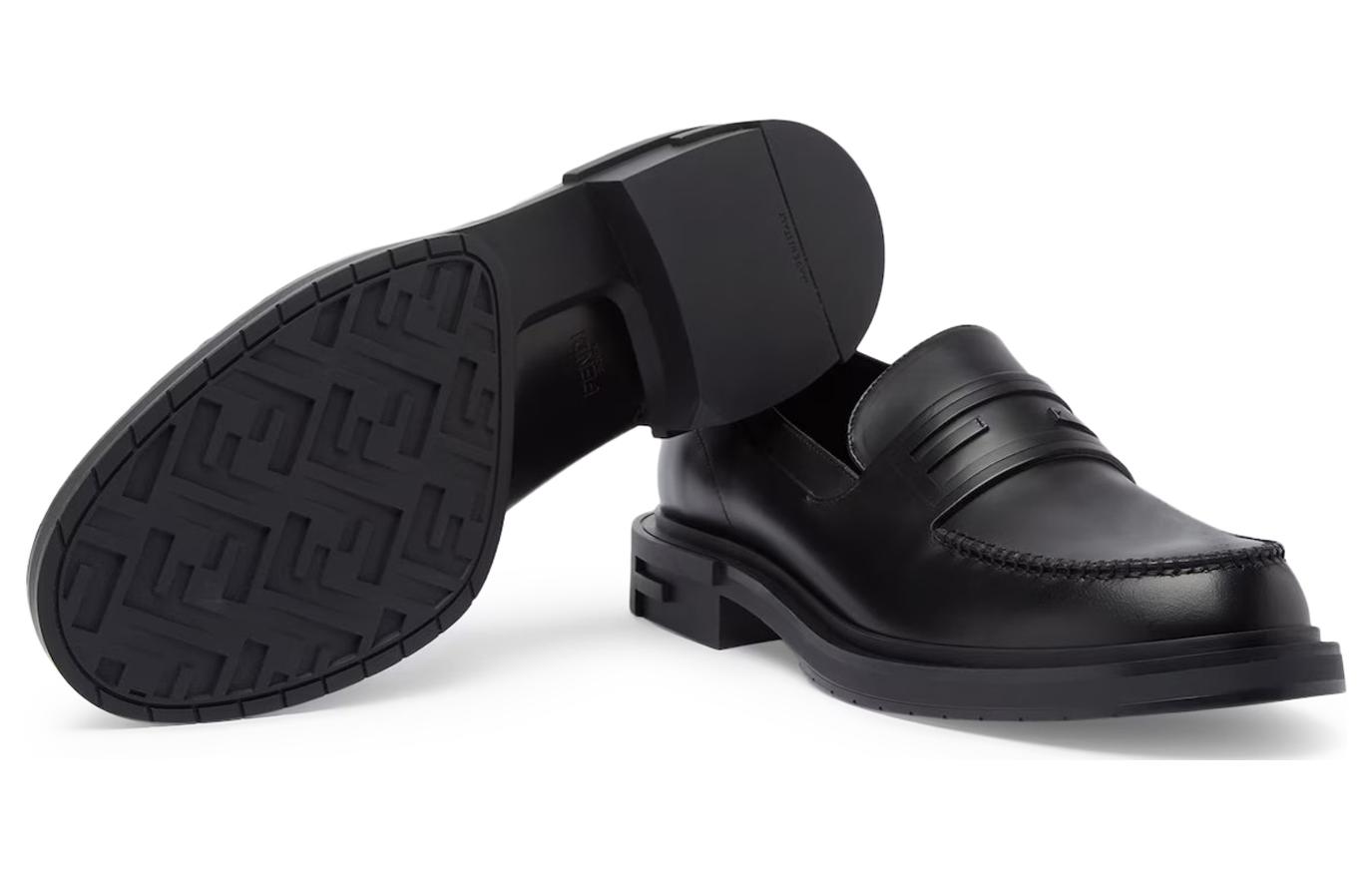 Fendi Frame Loafer 'Black' 圖 4