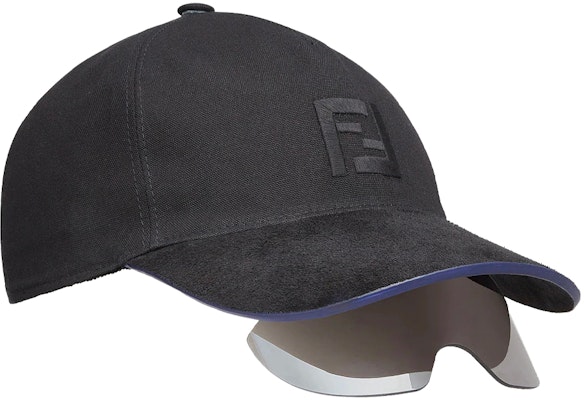 FENDI Fs Black Baseball Cap with Sunglasses Eyecap. FE40022U-0005C Lookbook FENDI Fs Black Baseball Cap with Sunglasses Eyecap. FE40022U-0005C