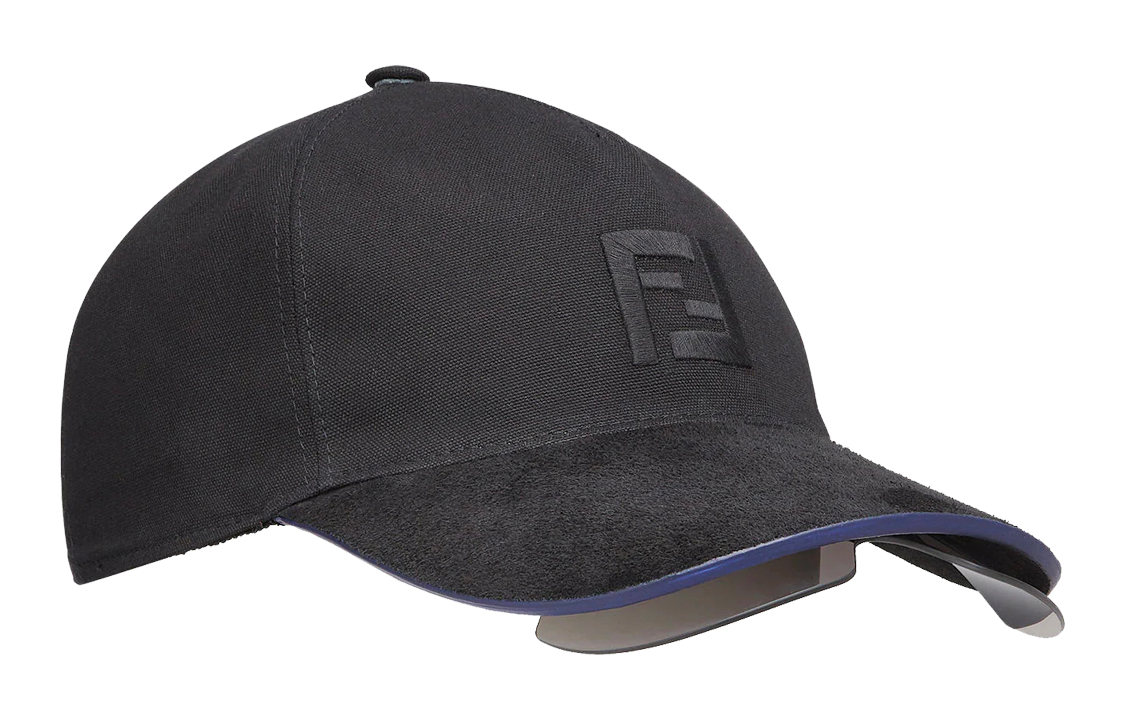 Shop フェンディ Fs ブラック ベースボールキャップ サングラス付き アイキャップ. FE40022U-0005C
