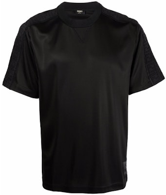 펜디 FW21 블랙 크루넥 로고 포인트 반팔 티셔츠 FAF642AGJRF0GME Buy 펜디 FW21 블랙 크루넥 로고 포인트 반팔 티셔츠 FAF642AGJRF0GME