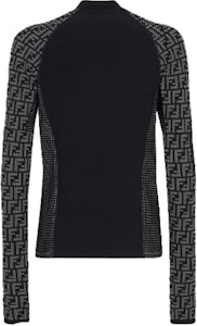 FENDI FW21 黑色长袖T恤 带创意图案设计 FAF645AI58F0RWK Lookbook FENDI FW21 黑色长袖T恤 带创意图案设计 FAF645AI58F0RWK