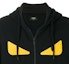 Sizing FENDI FW21 黑色怪獸眼連帽拉鍊外套 FY07965EYF0QA1