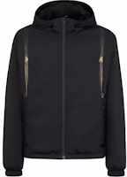 Fendi FW21 Black Zip-Up Hooded Long-Sleeve Jacket FAA750AE4SF0G8T Fendi FW21 Black Zip-Up Hooded Long-Sleeve Jacket FAA750AE4SF0G8T