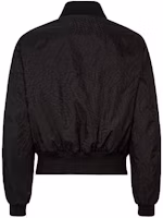Lookbook FENDI FW21 Black Zip-Up Short Jacket Long Sleeve Outerwear. FW1029AG86F0QA1