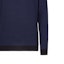Sizing FENDI FW21 Contrast Trim Knit Sweater Blue Black FZY078AH3CF0E1V