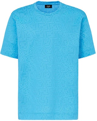 FENDI 2021秋冬蓝色双F标志印花圆领T恤 FY0936AGABF1DO8 Buy FENDI 2021秋冬蓝色双F标志印花圆领T恤 FY0936AGABF1DO8