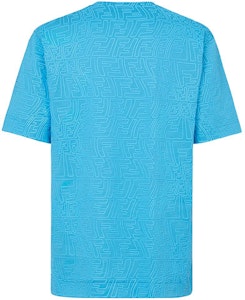 FENDI 2021秋冬蓝色双F标志印花圆领T恤 FY0936AGABF1DO8 Lookbook FENDI 2021秋冬蓝色双F标志印花圆领T恤 FY0936AGABF1DO8