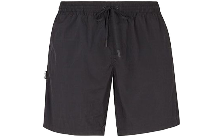 FENDI FW21 Logo Black Swim Trunks. FXB078AD3AF0GME