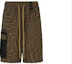 Shop FENDI FW21 Logo Monogram Detachable Utility Cargo Pants Brown . FB0711AG87F1440