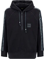 Fendi FW21 Logo Print Half-Zip Sweatshirt Black FAF647AI59F0GME Fendi FW21 Logo Print Half-Zip Sweatshirt Black FAF647AI59F0GME