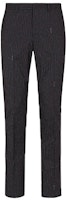 FENDI FW21 Pinstripe Casual Suit Trousers Black Pants. FB0377AFE0F0QA1 FENDI FW21 Pinstripe Casual Suit Trousers Black Pants. FB0377AFE0F0QA1