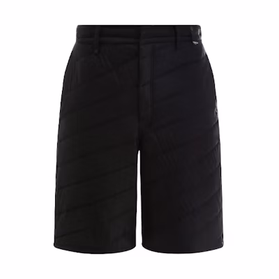 FENDI FW21 Quilted Multi-Pocket Bermuda Shorts Black. FB0734AGZ1F0QA1