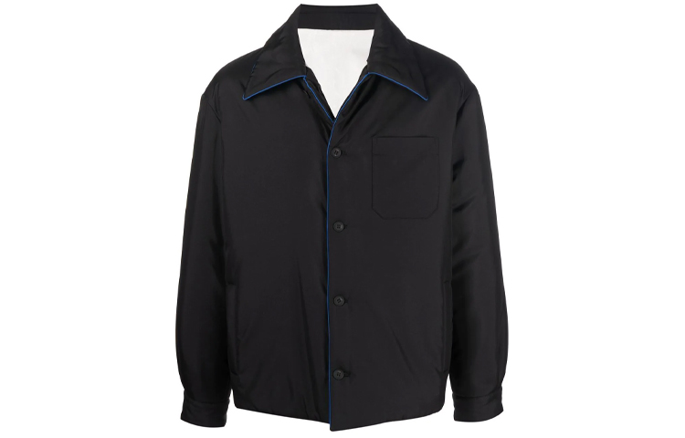 Fendi FW21 Reversible Jacket with Chest Pocket Black FW1061AGZ2F0QA1