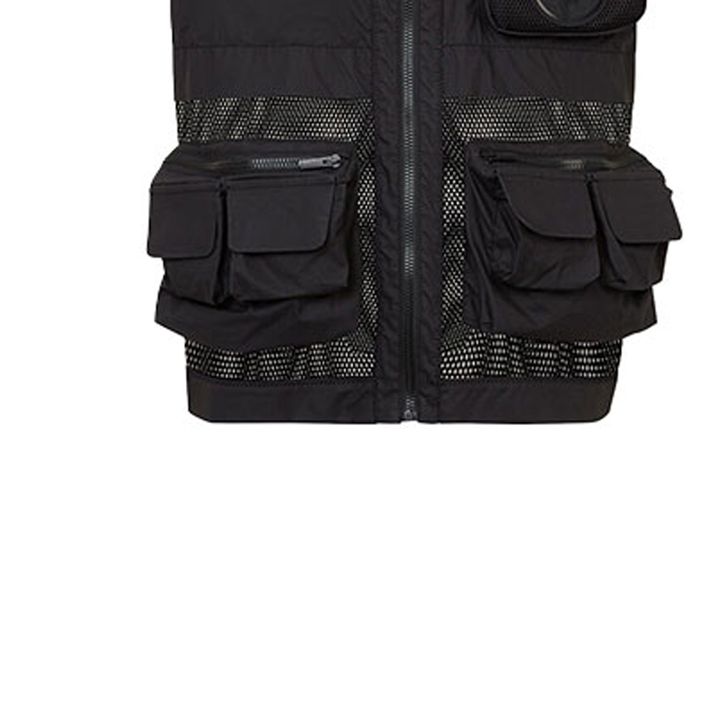 FENDI FW21 V-Neck Multi-Pocket Zip Vest Black FAA827AGBGF0GME 圖 6