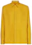 Order Camisa de Seda Amarilla FENDI FW21 con Estampado de Logo por Todas Partes. FS0808AH20F0VT1