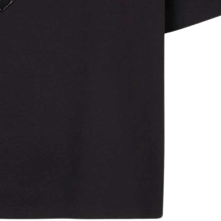 Cheap FENDI FW22  Black 3D Logo Printed Crewneck Casual T-Shirt. FY1129AL28F0QA1