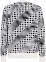 Lookbook FENDI FW22 黑色圓領印字長袖休閒毛衣 FZX089AL3YF17XM