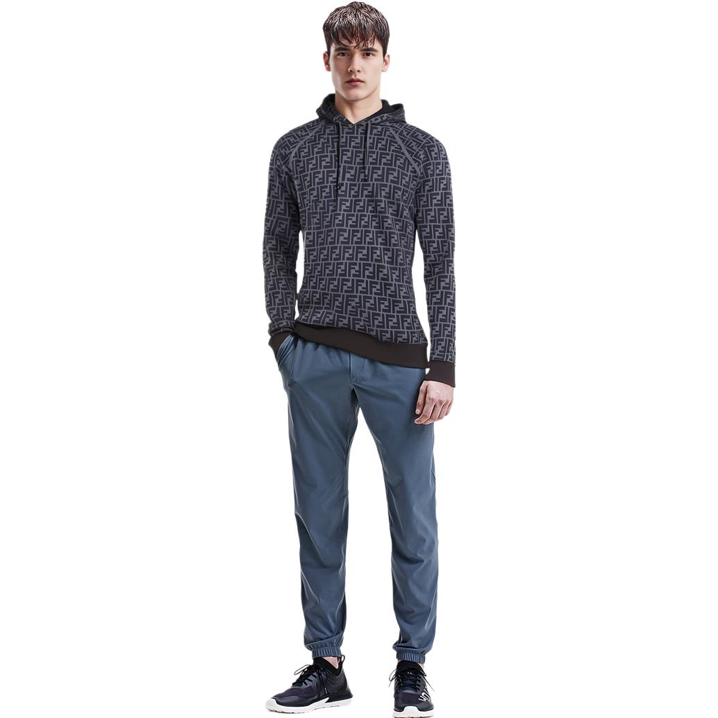 Details for FENDI FW22 黑色字母印花連帽衫。 FY0945A6ZTFIJ70