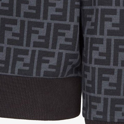 FENDI FW22 Black Hoodie with Letter Print. FY0945A6ZTFIJ70 Sizing FENDI FW22 Black Hoodie with Letter Print. FY0945A6ZTFIJ70