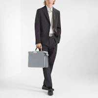 Shop FENDI FW22 Black Logo Print Single-Breasted Blazer. FJ0498A4QQF0QT6