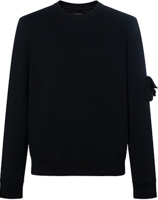 FENDI FW22 Black Plain Crewneck Pullover Long-Sleeve Sweatshirt. FY1182AM7BF0QA1 Buy FENDI FW22 Black Plain Crewneck Pullover Long-Sleeve Sweatshirt. FY1182AM7BF0QA1
