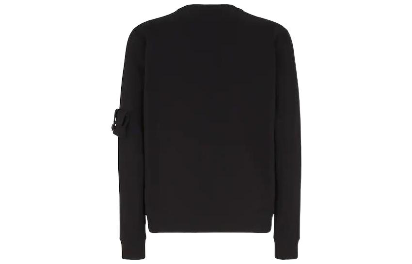 Lookbook FENDI FW22  Black Plain Crewneck Pullover Long-Sleeve Sweatshirt. FY1182AM7BF0QA1