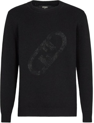 FENDI FW22 Black Solid Color Crewneck Pullover Sweater. FZX088AL3WF0QA1 Buy FENDI FW22 Black Solid Color Crewneck Pullover Sweater. FZX088AL3WF0QA1