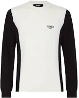 Order FENDI FW22 黑白撞色針織圓領毛衣 FZY471AM0ZF0J8Z