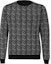 Order FENDI FW22 Black White Patterned Crewneck Pullover Sweater. FZX009ALJZF0UZ0