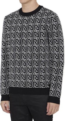 FENDI FW22 Black White Patterned Crewneck Pullover Sweater. FZX009ALJZF0UZ0 Purchase FENDI FW22 Black White Patterned Crewneck Pullover Sweater. FZX009ALJZF0UZ0