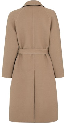 FENDI FW22 Abrigo Marrón Reversible con Cinturón y Mangas Largas. FF0667AL57F1I8P Lookbook FENDI FW22 Abrigo Marrón Reversible con Cinturón y Mangas Largas. FF0667AL57F1I8P