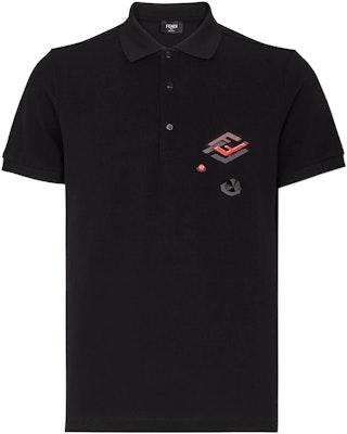 FENDI FW22 Casual Solid Color Crew Neck Polo Shirt - Black FY0985AL3BF0QY3 Order FENDI FW22 Casual Solid Color Crew Neck Polo Shirt - Black FY0985AL3BF0QY3