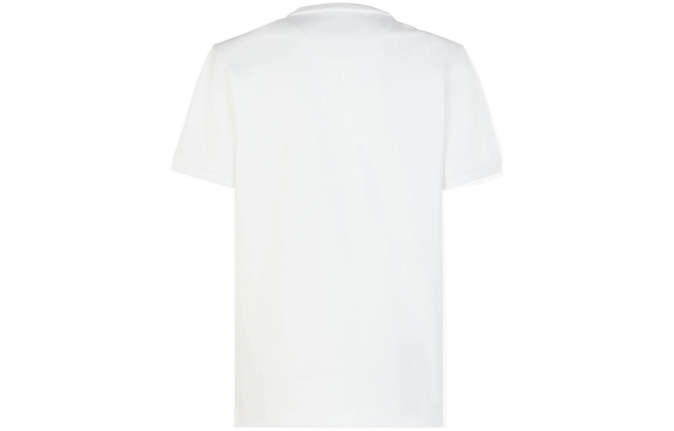 FENDI FW22 'Fendi O'Lock' Graphic Chain Cotton Jersey T-Shirt  White. FY0894AL0OF0QA0 圖 3