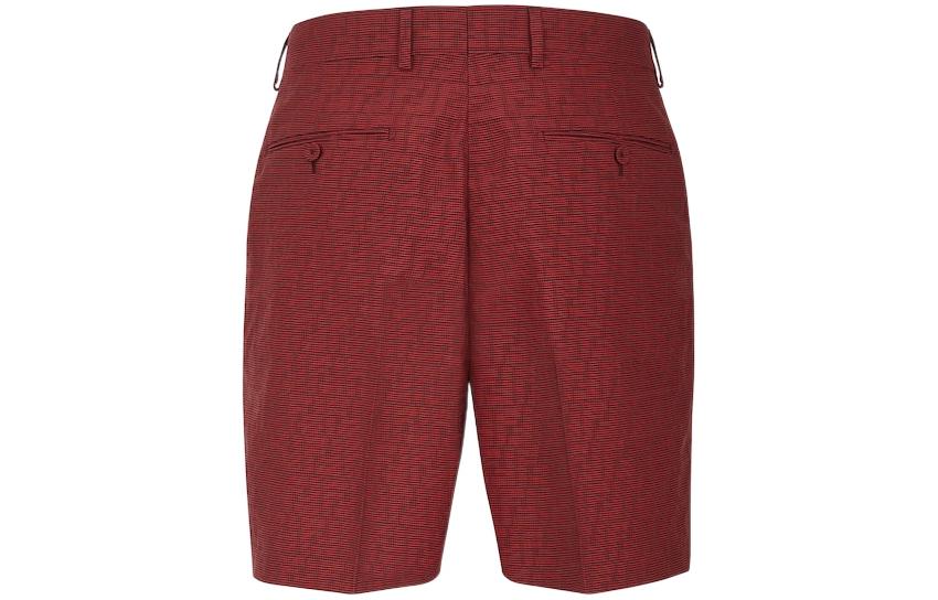 Lookbook FENDI FW22 光學效果高腰紅色百慕達短褲 FB0521AKC4F01VC