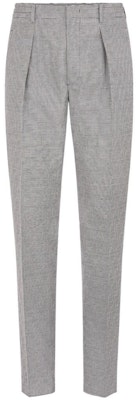 FENDI FW22 Plaid Solid Straight Casual Pants Multi-color FB0767AKC4F0W90 Order FENDI FW22 Plaid Solid Straight Casual Pants Multi-color FB0767AKC4F0W90