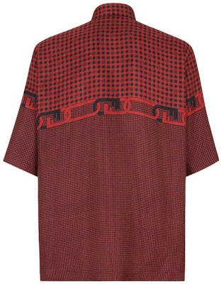 フェンディ FW22 レッド チェック柄 半袖 ボタンアップ シャツ. FS0795AL2KF01VC Lookbook フェンディ FW22 レッド チェック柄 半袖 ボタンアップ シャツ. FS0795AL2KF01VC