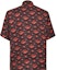 Lookbook FENDI FW22 Red Short-Sleeve Shirt with All-Over Logo Print FS0795AL54F0QK0