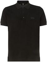 FENDI FW22 Solid Color Casual Black Polo Shirt. FY0985AL0GF0QA1 FENDI FW22 Solid Color Casual Black Polo Shirt. FY0985AL0GF0QA1