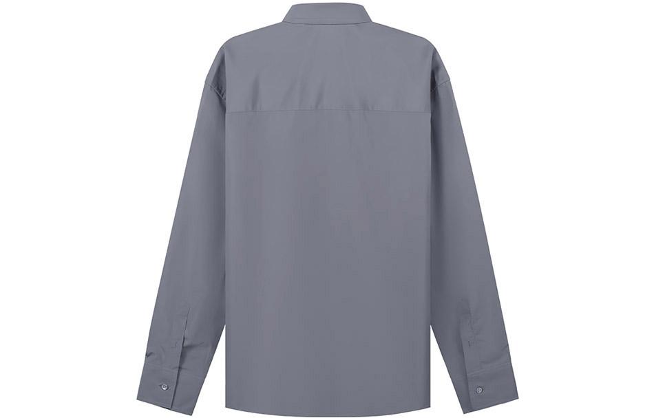 Lookbook FENDI FW22 深灰色純色長袖襯衫 FS1016AITEF0DUC