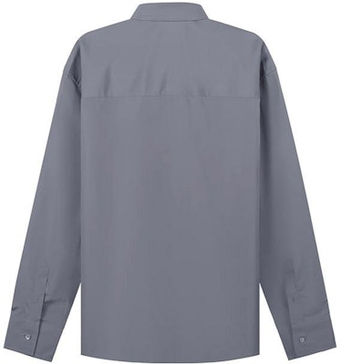 FENDI FW22 深灰色純色長袖襯衫 FS1016AITEF0DUC Lookbook FENDI FW22 深灰色純色長袖襯衫 FS1016AITEF0DUC