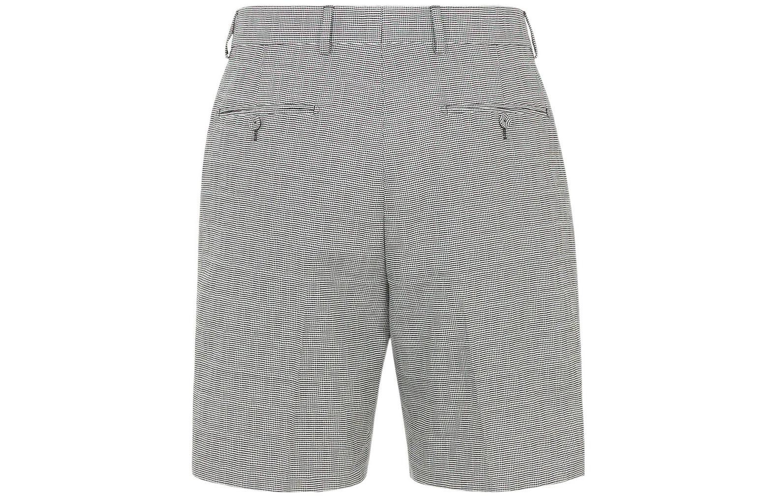FENDI FW22  Wool Shorts Micro Checkered Pattern Gray White. FB0521AKC4F0W90 圖 3