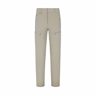 FENDI FW22 Beige Straight-Leg Utility Casual Pants. FB0824AM7TF1J7B