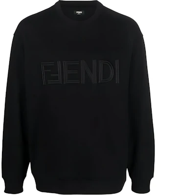 Fendi FW22 Monogram Print Crewneck Pullover Sweatshirt Black () FY3938AM11F0QA1 Buy Fendi FW22 Monogram Print Crewneck Pullover Sweatshirt Black () FY3938AM11F0QA1