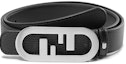 Order FENDI FW22 O'Lock Reversible Leather Belt, 3cm Width, . 7C0475AH8XF0VKD