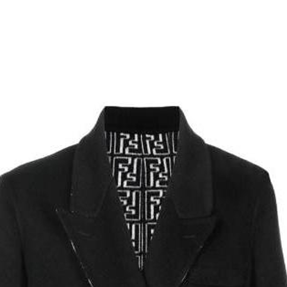 Details for FENDI FW22 Jaket Logo Reversible Panjang Sedang Hitam Fashion. FF0622AL57F1I8O