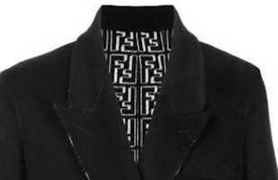 Details for FENDI FW22 可翻轉Logo印花中長版外套 黑色 時尚款式 FF0622AL57F1I8O