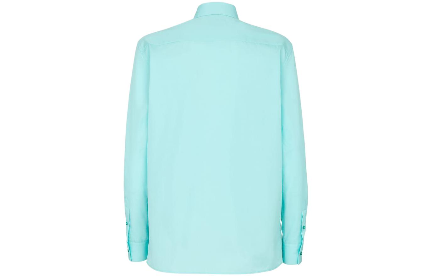 Lookbook FENDI 2022秋冬男士纯色棉质长袖衬衫 FS1071AM8SF1J75