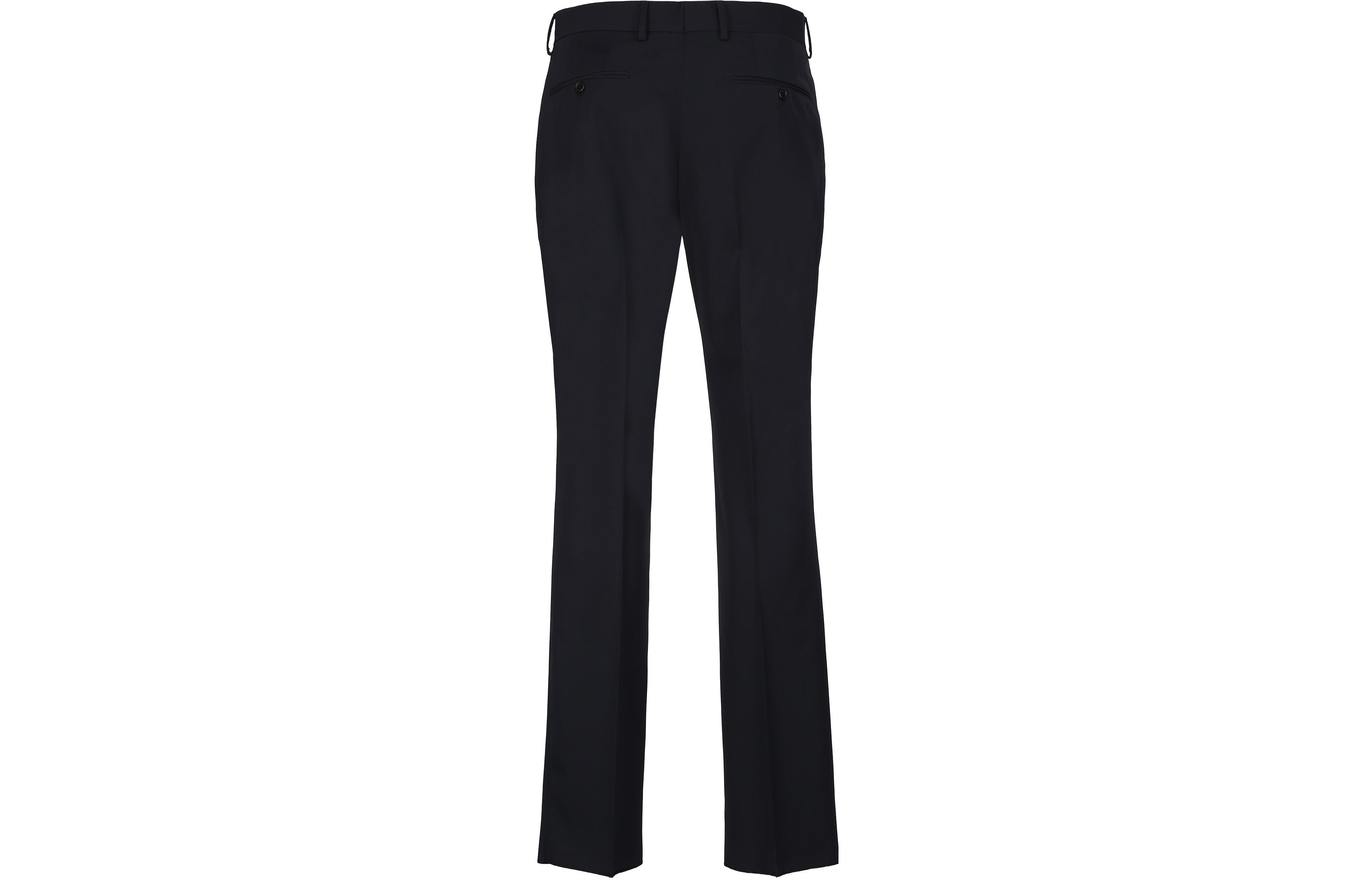 Lookbook 芬迪 FW22 男士纯色高腰修身长裤 深蓝色 FB0366AANGF0UV6